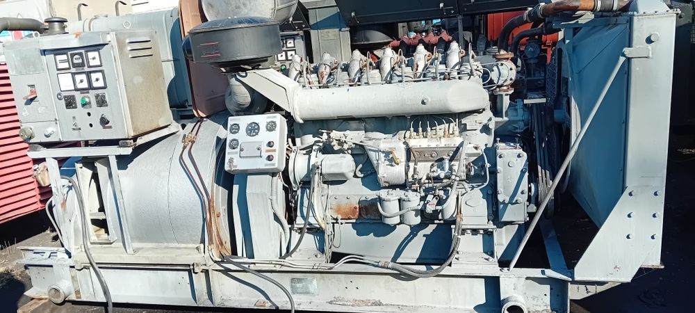 Agregat Prądotwórczy 160 200 kva zero przeb silnik Henshel Henschel Henszel H 6 A turbo 6 cylindrów  4 sztuki o tej mocy
