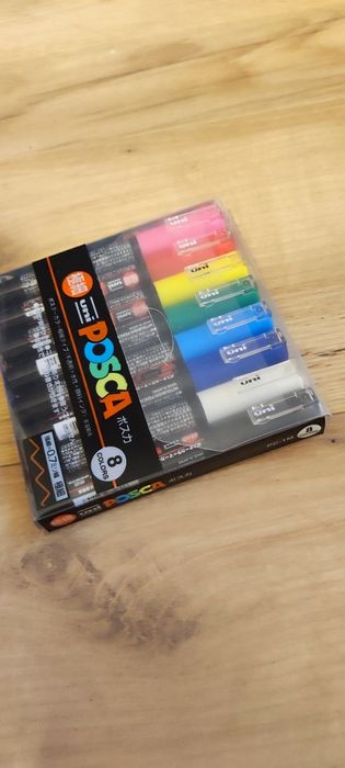 POSCA PC-1M zestaw 8 markerów