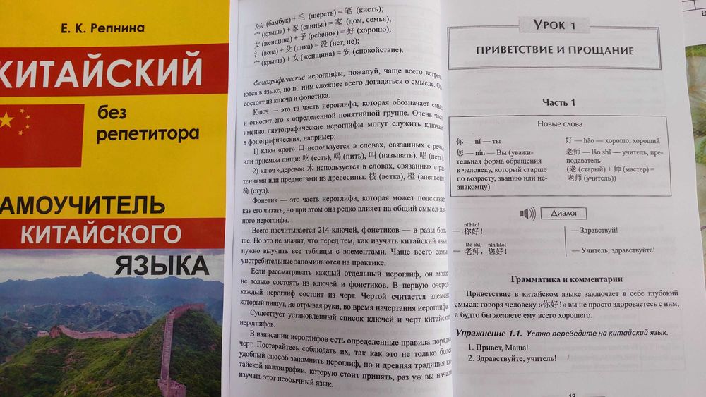 Китайский без репетитора Самоучитель китайского  языка с нуля Репнина