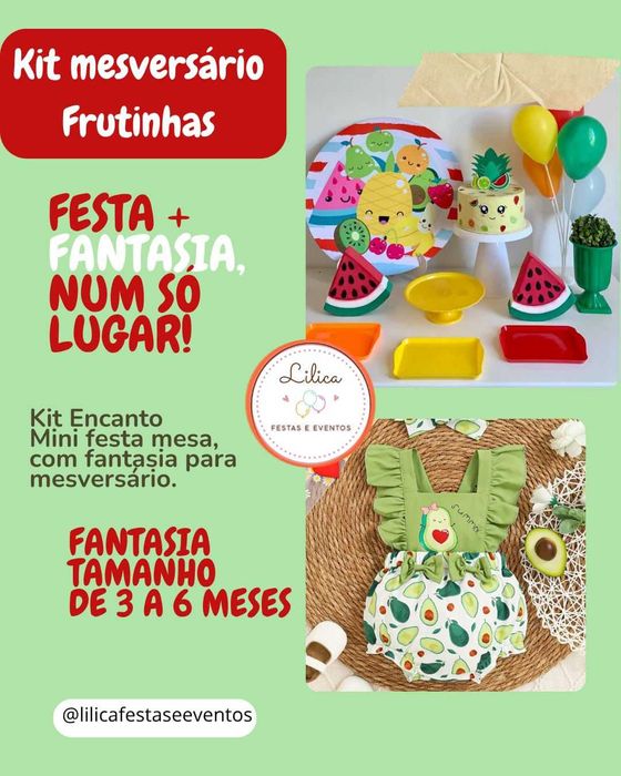 Decoração de festas - FESTA NA MESA E PEGUE E MONTE