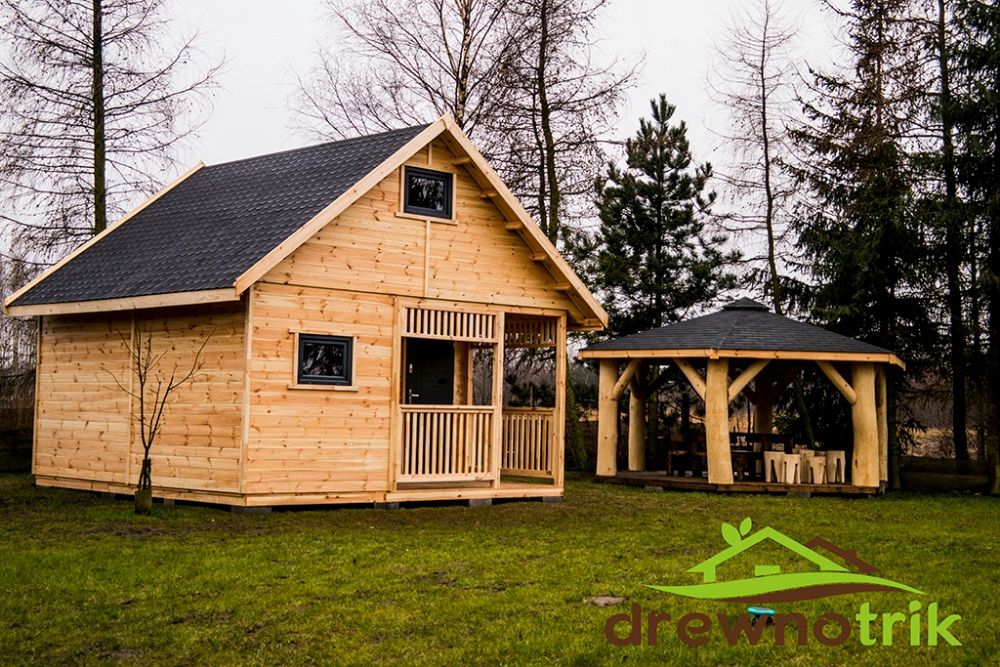 Domek letniskowy ALEX 5x4m  5x5m 5x6m Producent DREWNOTRIK.PL