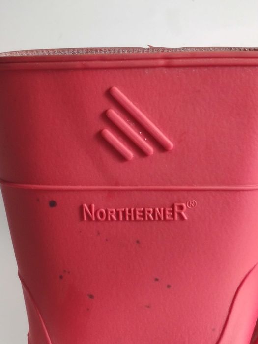 Сапоги сапожки резиновые гумові детские красные разм 32  215мм