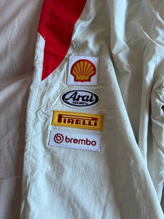Supreme spodnie Ducati cream white track pants xl nowe