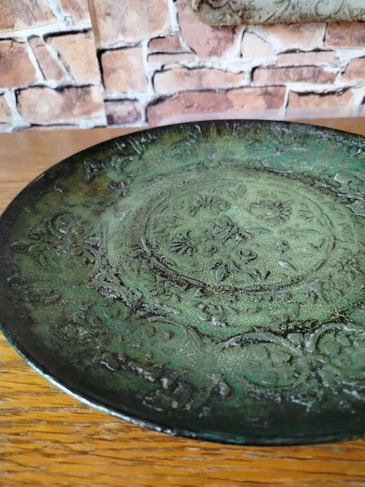 Patera , talerz ozdobny ręcznie wykonany 32 cm