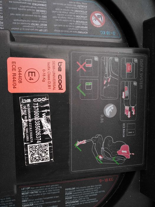 Cadeira Auto Be Cool Twist 2.0 Isofix