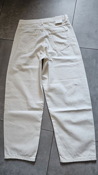 Białe jeansy Zw Ankle Zara 36