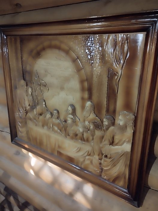 Картина,,Таємна вечеря'' 95*80(різьба)