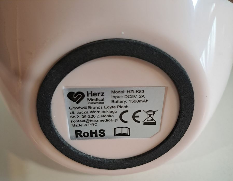 Laktator elektryczny bezprzewodowy 2-fazowy Herz HZLK83