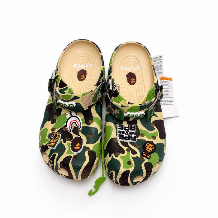 В НАЯВНОСТІ Crocs x Bape | крокси бейп | кроксы A Bathing Ape