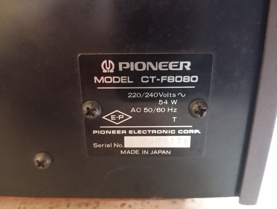 Pioneer ct f 8080