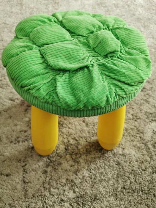 Taboret stołek Mammut z poduszką ochronną Ikea