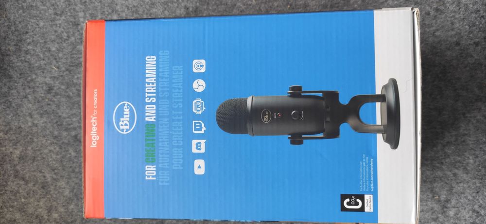 Mikrofon blue yeti (czarny) *Nowy zaplombowany!*