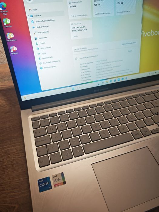 ASUS VivoBook 15 X1504ZA Intel I5-12th Gen 16GB RAM  512GBSSD Win11Hom