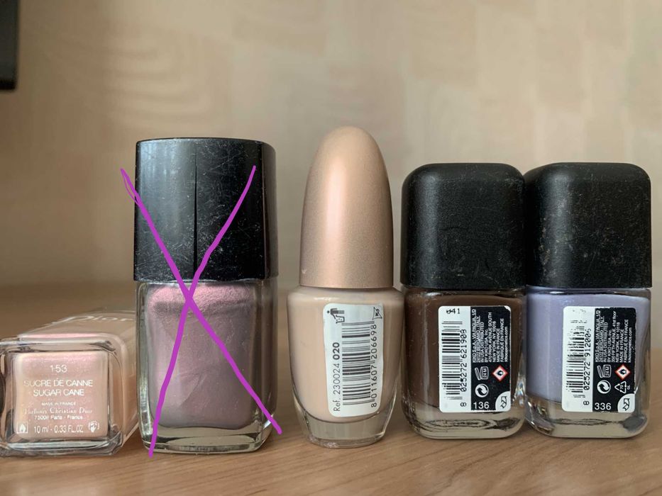 Лак для ногтей Morgan Taylor OPI ORLY CND Chanel KiKo Pupa Dior Catric