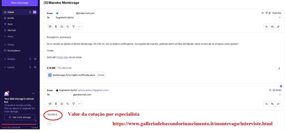 Obra rara! Oportunidade única de colecção!  Autêntico  Montevago! 50%