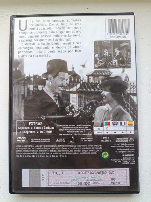 DVD o costa do castelo64585640647681121