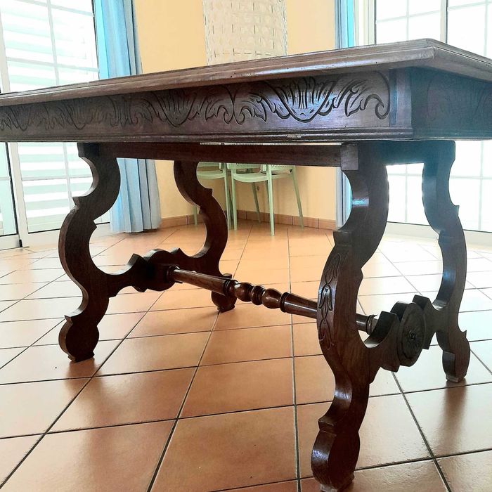 Mesa Antiga 190x100 Pesada Em Excelente Condição - 60€