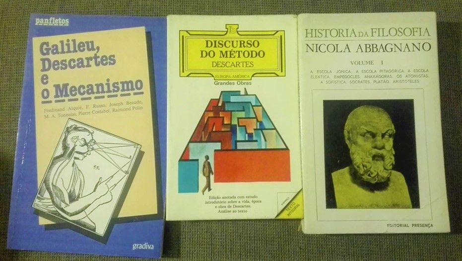Livros Filosofia (Descartes, Galileu, História da Filosofia)