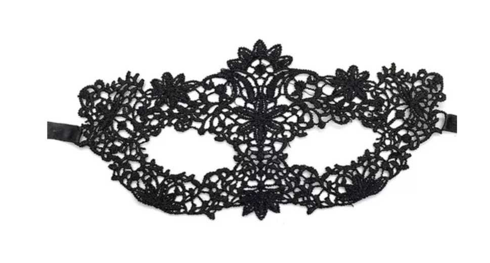 Кружевная маска, карнавальная, игровая, сексуальное белье секс білизна