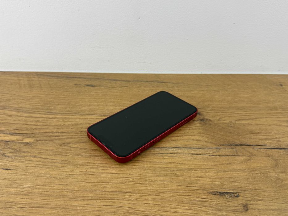 1476. Telefon Iphone 13 mini 128GB Czerwony, komplet, 90% bat.  Zadbany