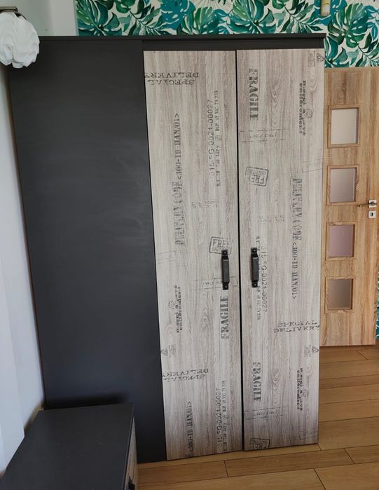 Szafa narożna Santana i szafka nocna