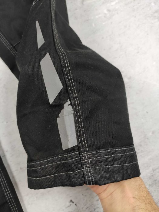 Spodnie robocze MS9 męskie czarne bojówki r. 32