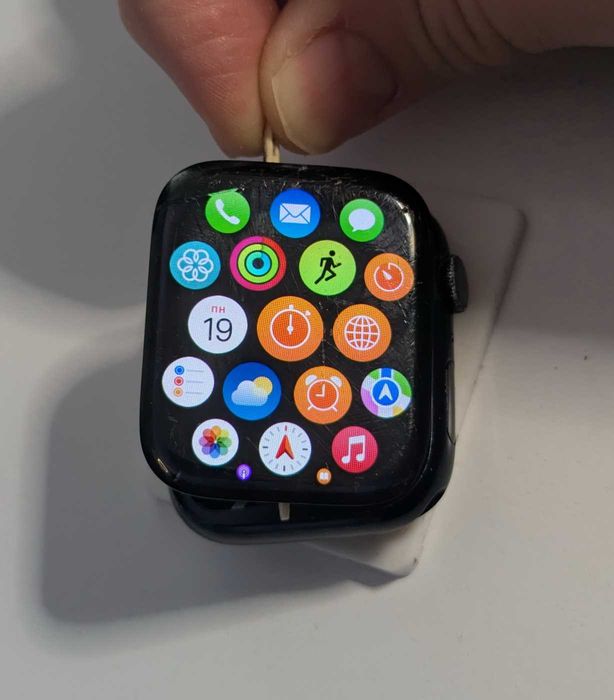 Під переклей скла дисплей модуль екран Apple Watch 7 45
