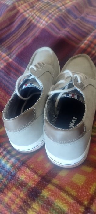 Tenis sapato n43 Blue Way bege