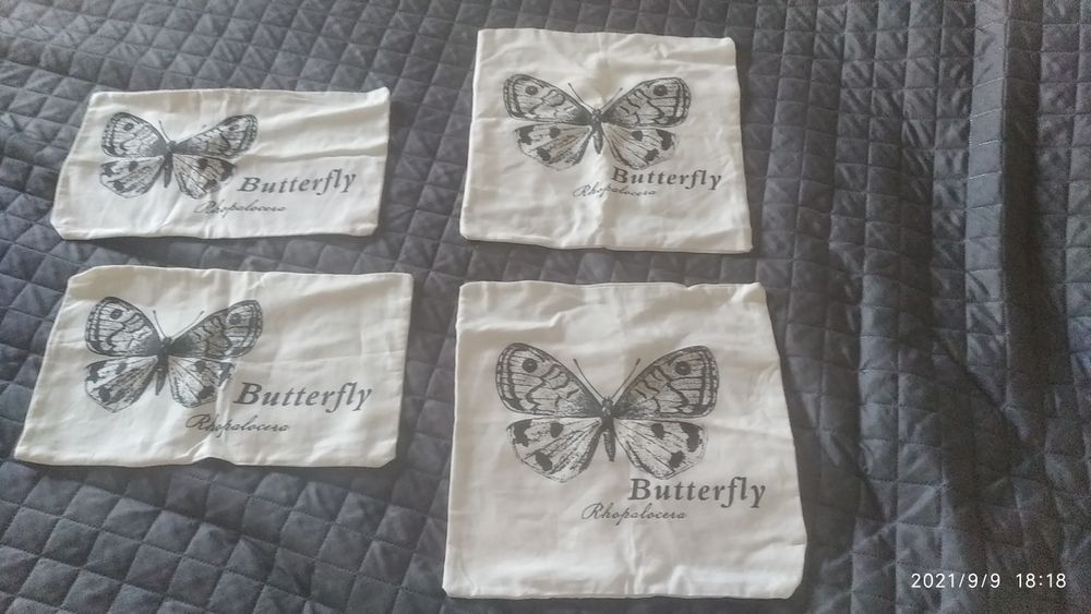 Poszewki ozdobne w motylki
