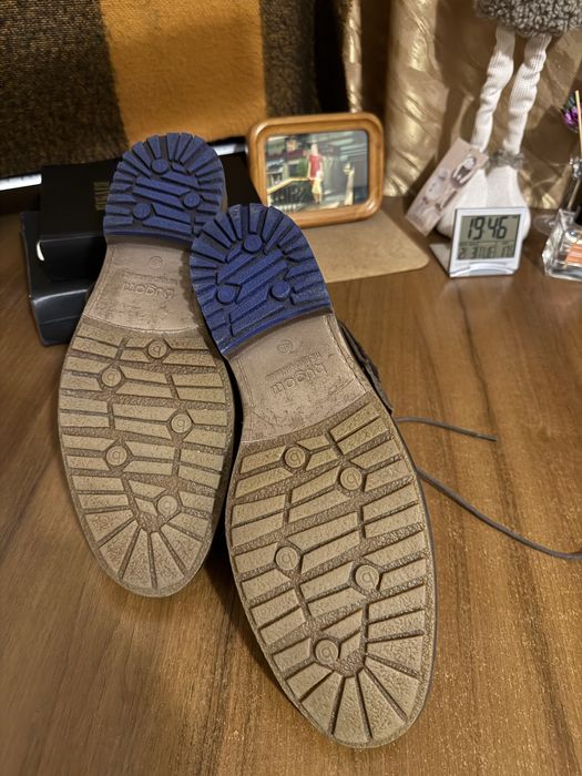 Ботінки Bugatti зимові, натуральна замша, овчина, 45 розмір (нові)