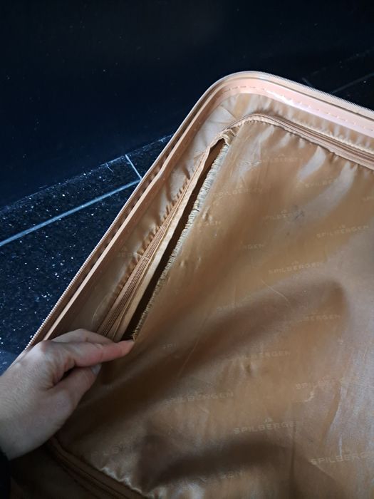 Mała walizka podróżna Spilbergen 30 l czarno-brązowa