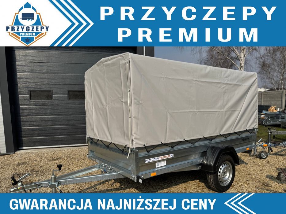 Przyczepa ZASŁAW 265SU + Stelaż Plandeka H1000 LED Polski Producent  | DOSTAWA | RATY | GOTOWA DO REJESTRACJI | FAKTURA 23%