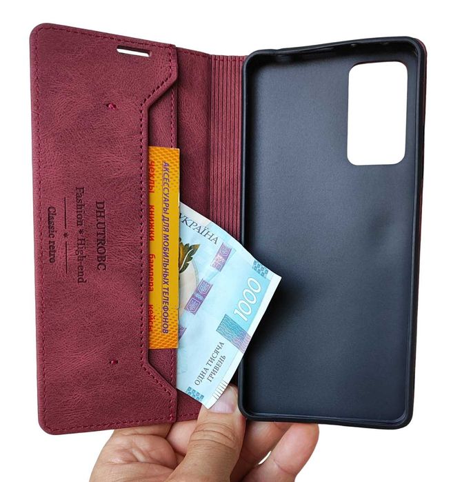 Чехол книжка магнитный Redmi note14\note10\note13 Кожаный чехол книга