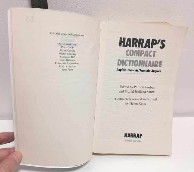 Harrap's Compact Dictionnaire Anglais- Français / Français-Anglais