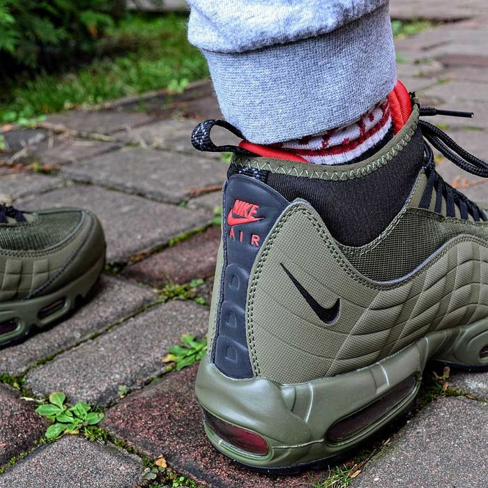 Мужские зимние кроссовки Nike Air Max 95 Sneakerboot "Khaki" 40-45