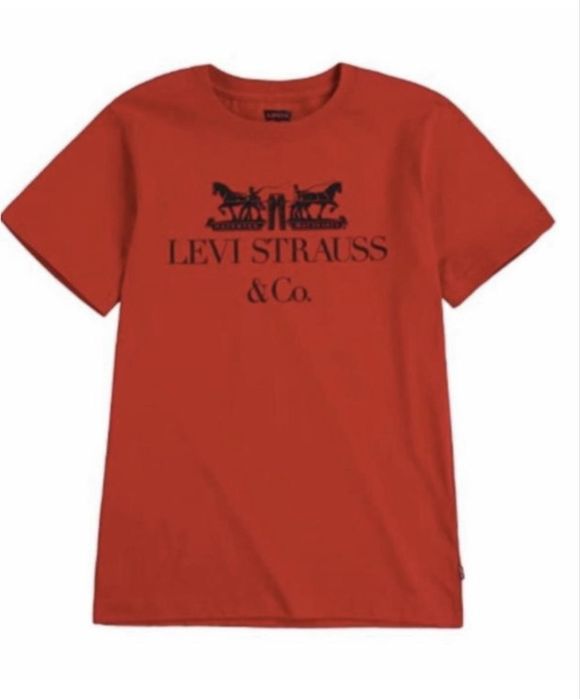 Червона хлопчача футболка Levis 98-104 см 3-4