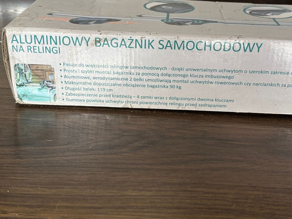 Aluminiowy bagażnik samochodowy
