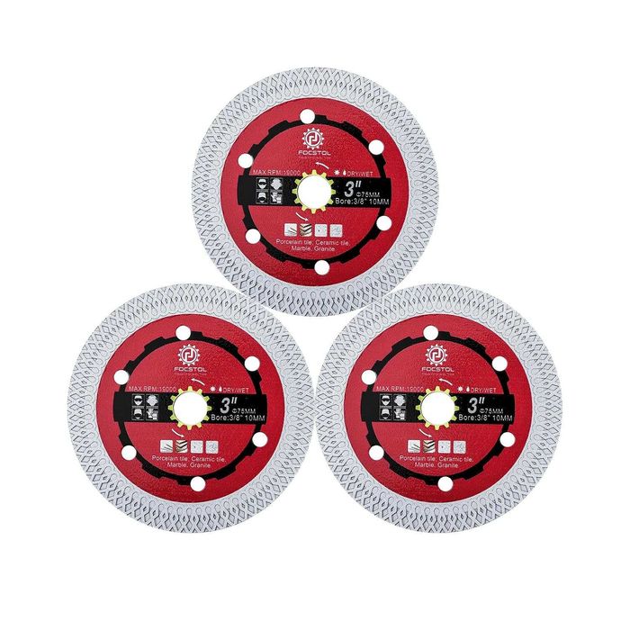 Tarcza diamentowa do płytek 75x10mm FOCSTOL