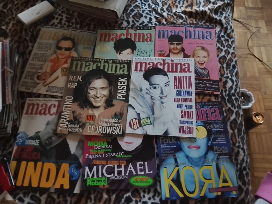Kolekcja gazet ,, Machina" 1996r.