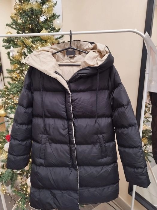 Dwustronna kurtka długa NOWA