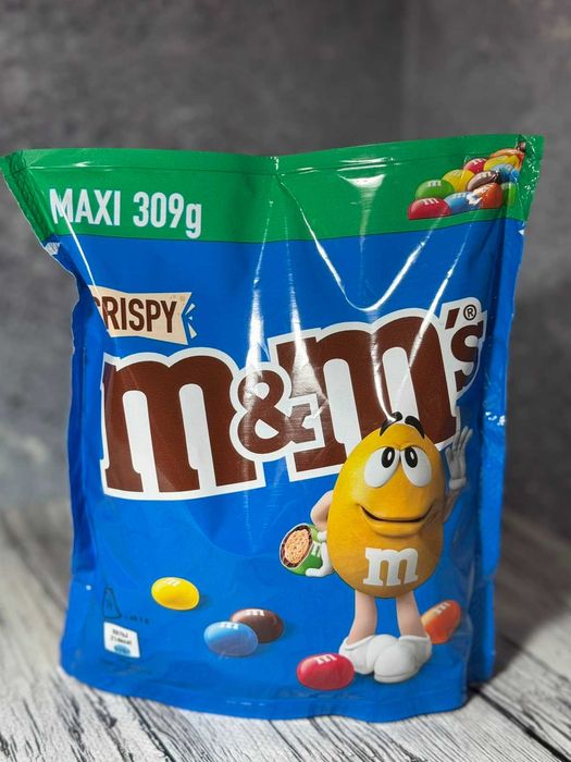Драже M&M`s арахіс,шоколадні і хрусткі 309-363 г: 251 грн