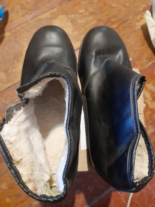 Полусапожки мужские кожаные СССР р.41