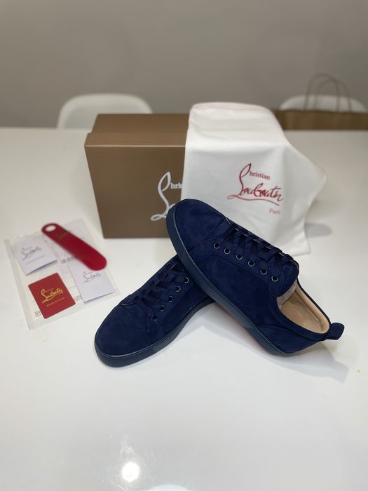Tênis Christian Louboutin Louis Junior Azuis
