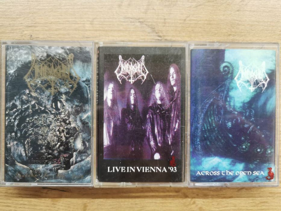 Unleashed – Komplet 3 kaset (Shadows In The Deep, Live In Vienna '93, Across The Open Sea) Death Metal, Loud Out Records / Metal Mind