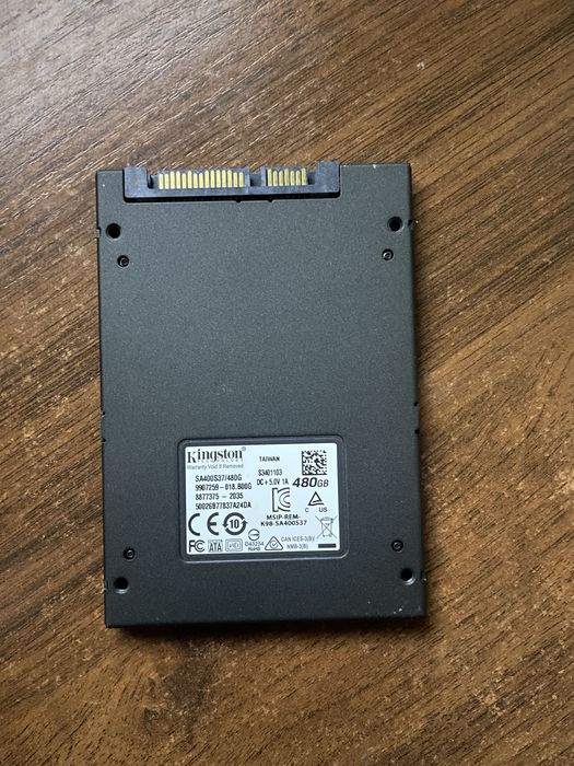 SSD 2.5 480gb Kingston /