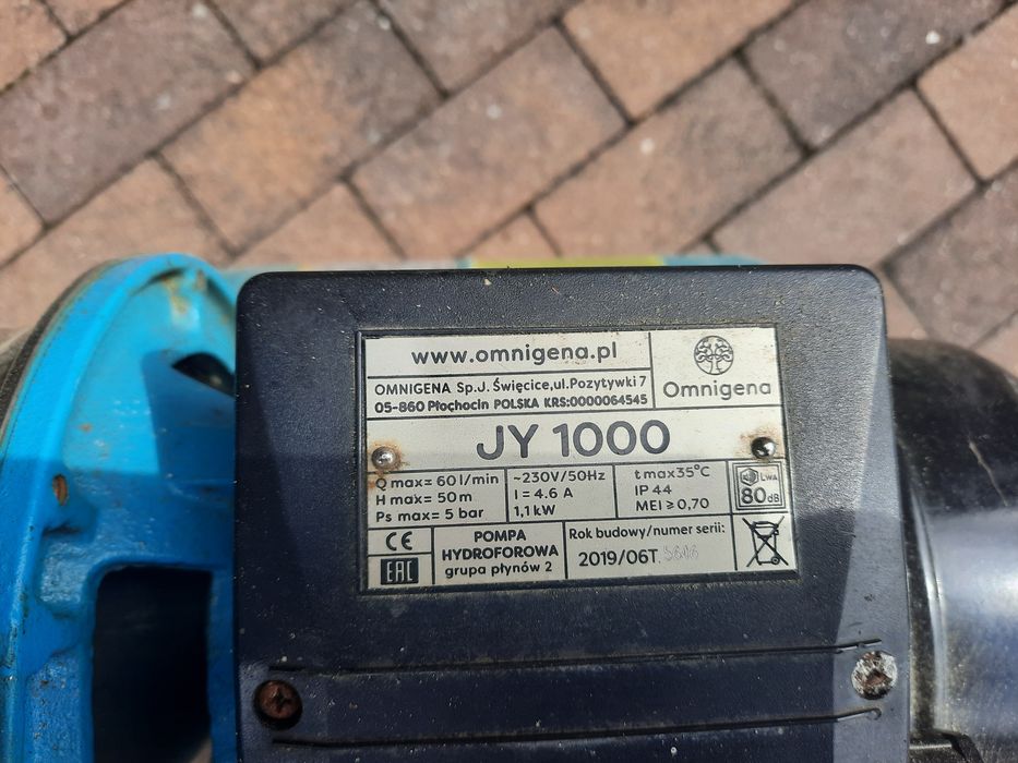 Pompa ogrodowa 1000