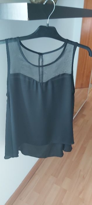 Tops preto e rosa novos e branco