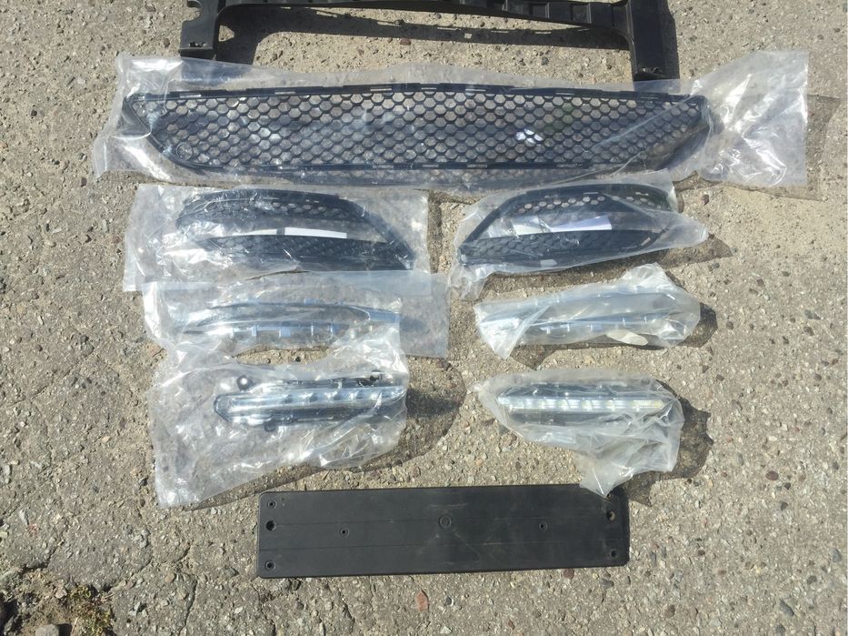 Mercedes w221 Хром в Бампер