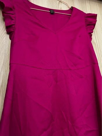 Vestido SHEIN bordô