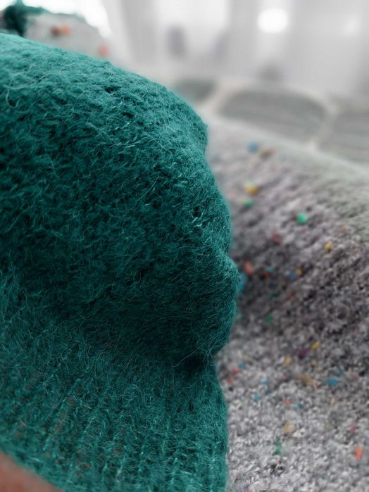 Sweter moherek wełna